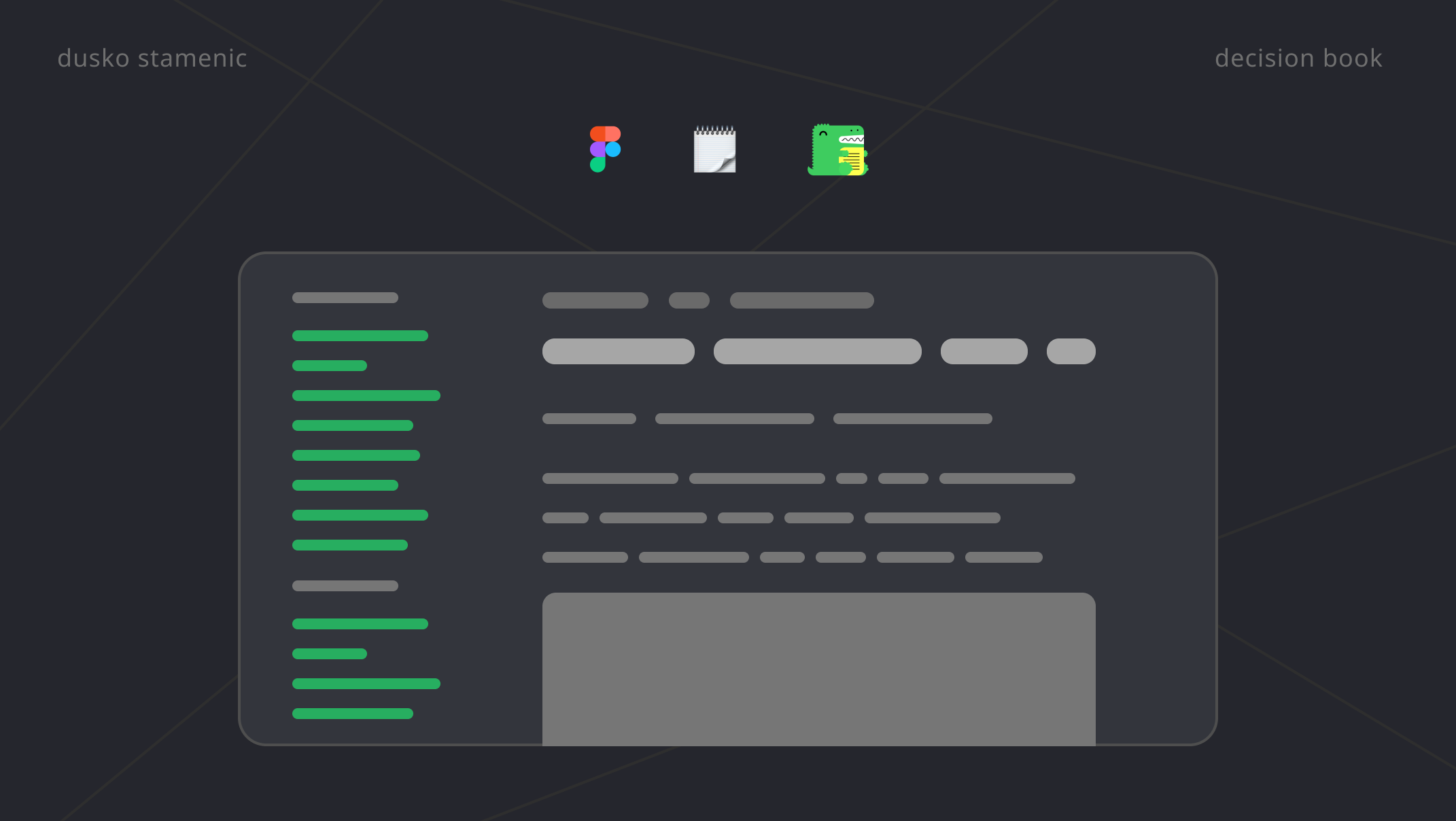 Documenting the Design Patterns